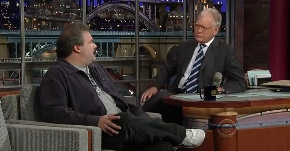 Artie Lange returns to the Late Show with David Letterman