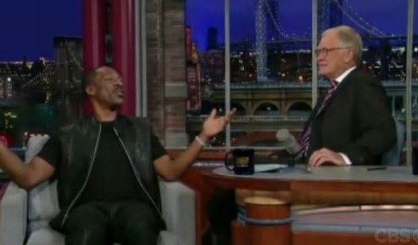 David Letterman gives Eddie Murphy advice on hosting the Academy Awards