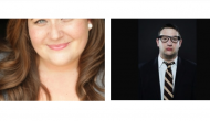 Aidy Bryant and Tim Robinson, new SNL cast members, September 2012
