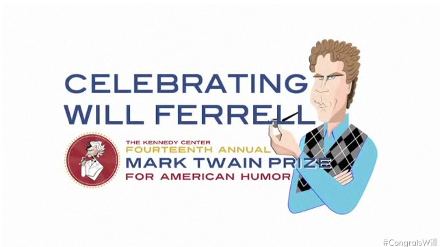 Will Ferrell receives the 2011 Mark Twain Prize for American Humor