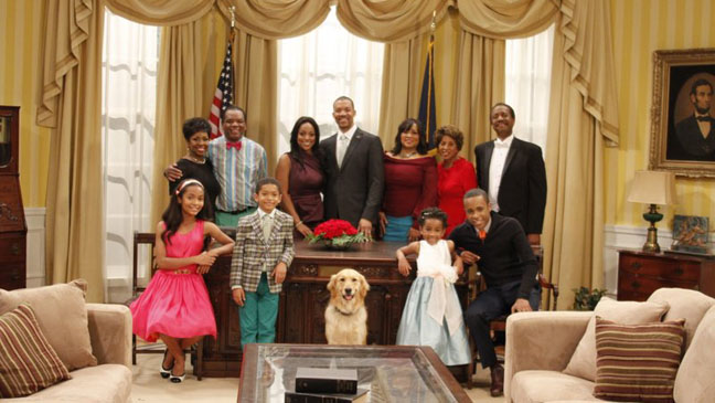 Byron Allen reunites Marla Gibbs, Jackee Harry in new syndicated “First Family” sitcom