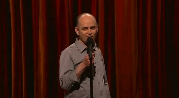 Todd Barry gets “Super Crazy” on Conan