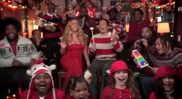 Mariah Carey updates “All I Want For Christmas” with Jimmy Fallon, The Roots