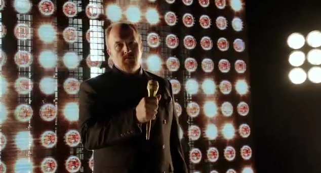 Louis C.K. has it both ways in his meta-narrative trailer for “Oh My God” HBO special