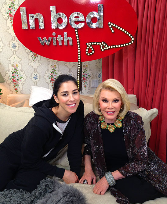 In Bed With Joan: Joan Rivers launches her webseries talk show with first guest Sarah Silverman