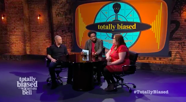 “Why does my vagina have to be your crutch?” Lindy West debates Jim Norton on FX’s Totally Biased with W. Kamau Bell