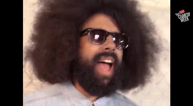 Reggie Watts makes ’em up for “Jimmy Kimmel Live,” but also is “Never Gonna Give You Up”