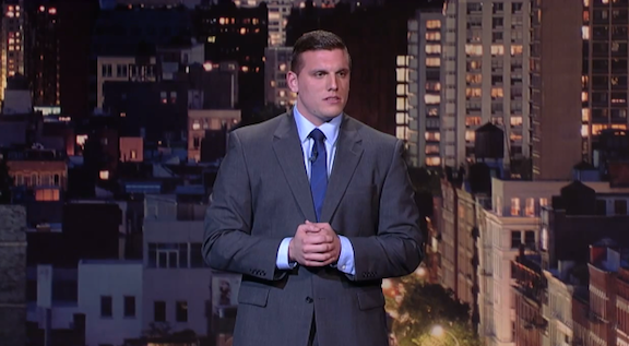 Chris DiStefano’s debut on Late Show with David Letterman