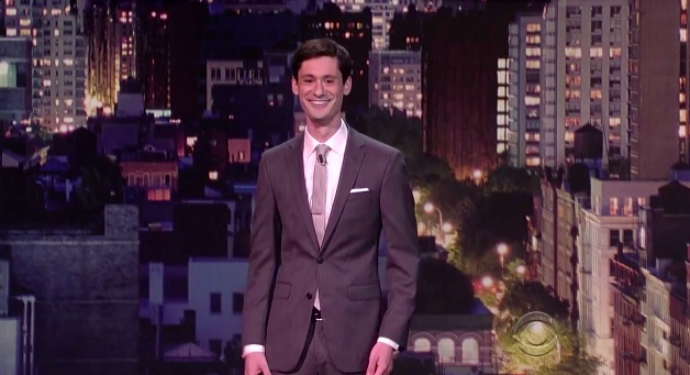 Adam Newman’s network TV debut on Late Show with David Letterman