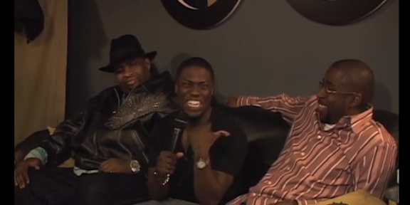 Kevin Hart with Patrice O’Neal and Keith Robinson in never-before-seen backstage footage from 2008