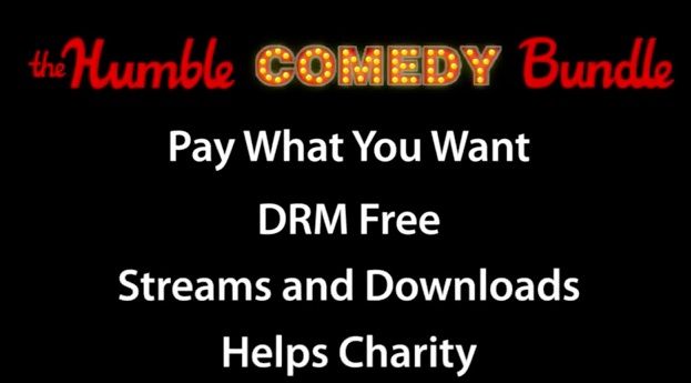 Check out the Humble Comedy Bundle: Buy seven great stand-up sets, give the $ to charity!