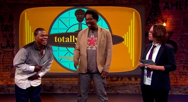 Janine Brito challenges Tracy Morgan to a Tracy-Off on Totally Biased with W. Kamau Bell