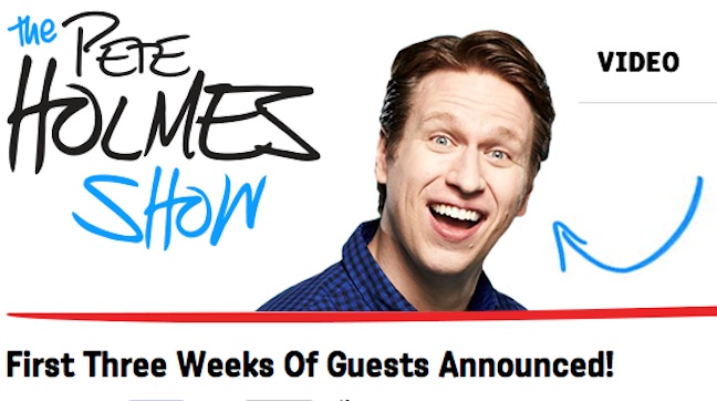 Sneak peek at sneaky Pete Holmes impersonate Conan, check out first lineups, tapings for “The Pete Holmes Show” on TBS