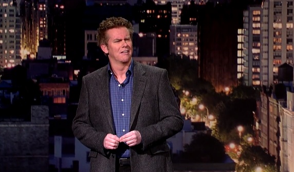 Brian Regan holds the line on Late Show with David Letterman
