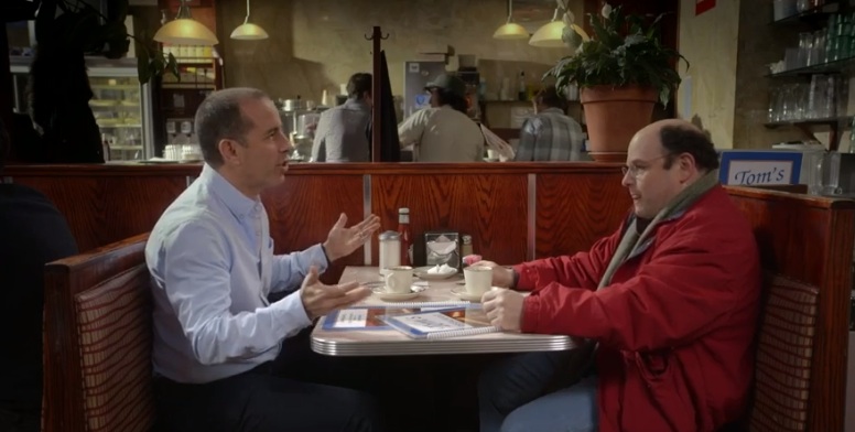 Jerry Seinfeld’s Super Bowl commercial for a “Seinfeld” episode of Comedians in Cars Getting Coffee with George Costanza