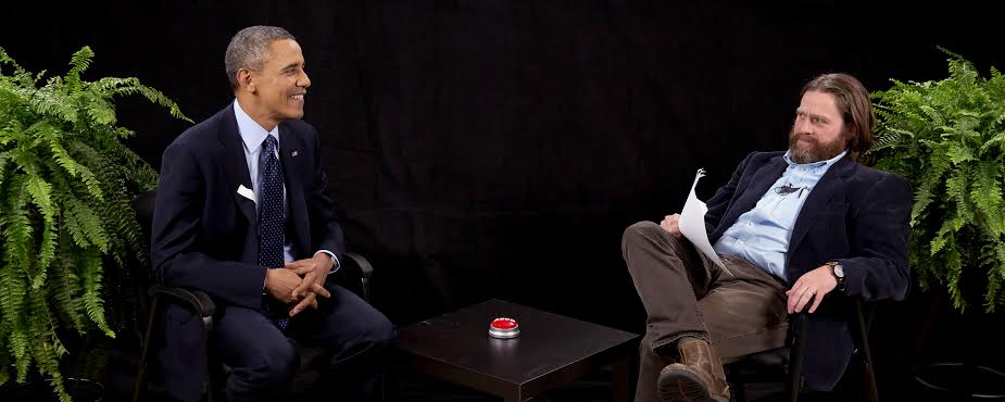 Healthcare.hahaha: President Barack Obama goes Between Two Ferns with Zach Galifianakis