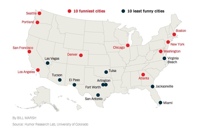 Decoding the Funniest Cities in America