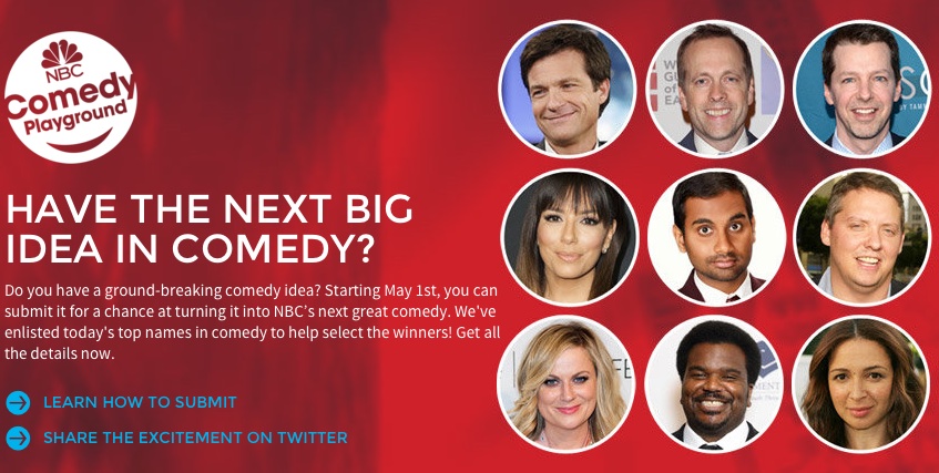 NBC invites your ideas to its Comedy Playground, to put favorites on air in 2015