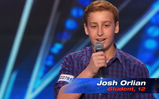 12-year-old Josh Orlian’s audition for America’s Got Talent