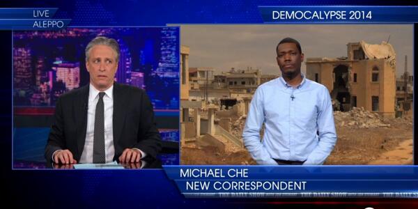 Michael Che’s debut as “New Correspondent” on The Daily Show with Jon Stewart