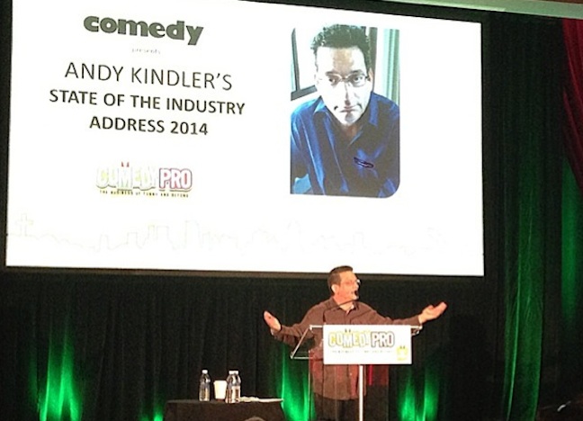 Andy Kindler’s State of the Industry at Montreal’s Just For Laughs 2014