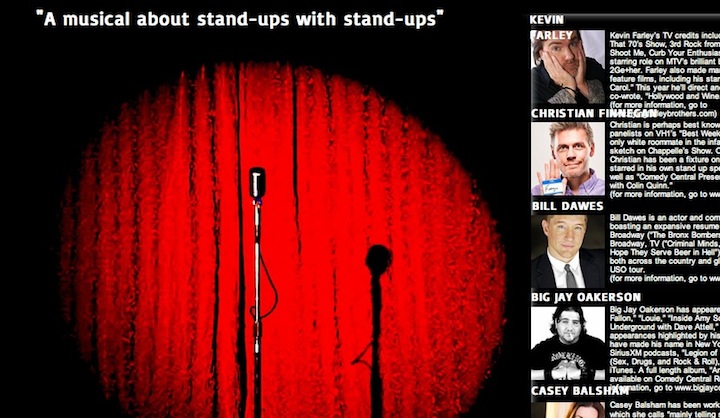 HA! The Musical, an Off-Broadway production about stand-up comedy starring stand-up comedians