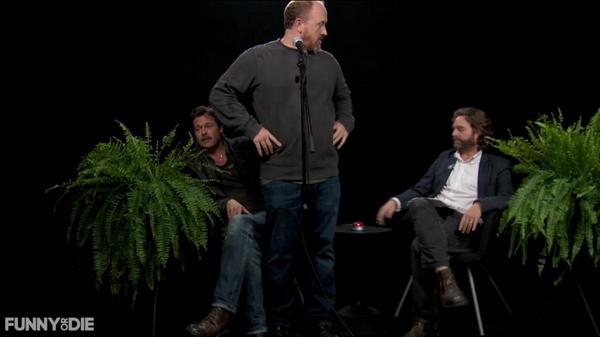 Brad Pitt: Between Two Ferns with Zach Galifianakis, and also Louis CK