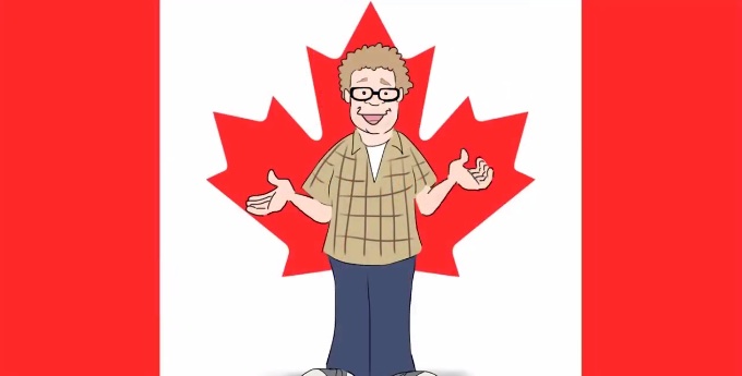 Seth Rogen’s Jewish-Canadian-American Thanksgiving, animated for Funny or Die
