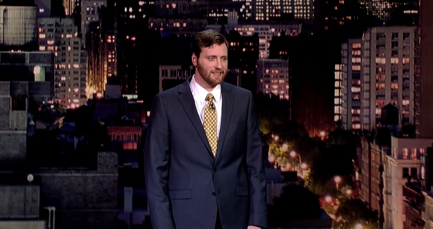 Johnny Beehner’s network TV debut on Late Show with David Letterman