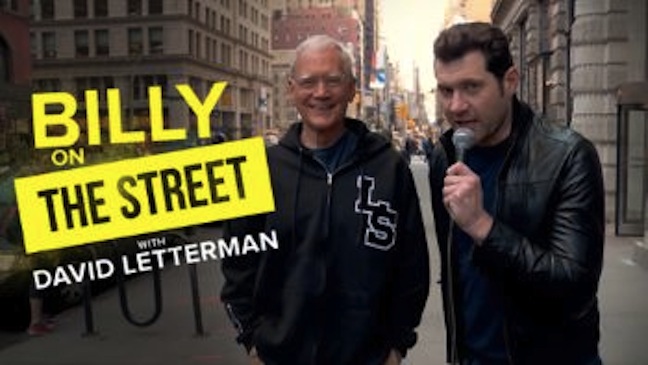 Billy on the Street with David Letterman