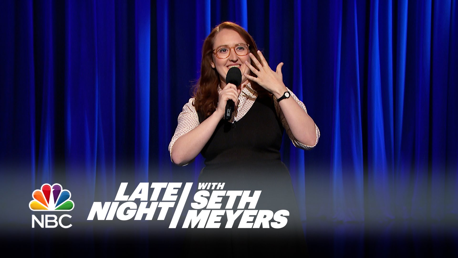 Emily Heller on Late Night with Seth Meyers