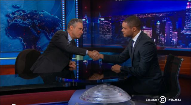Jon Stewart Defends His Replacement Trevor Noah On The Daily Show