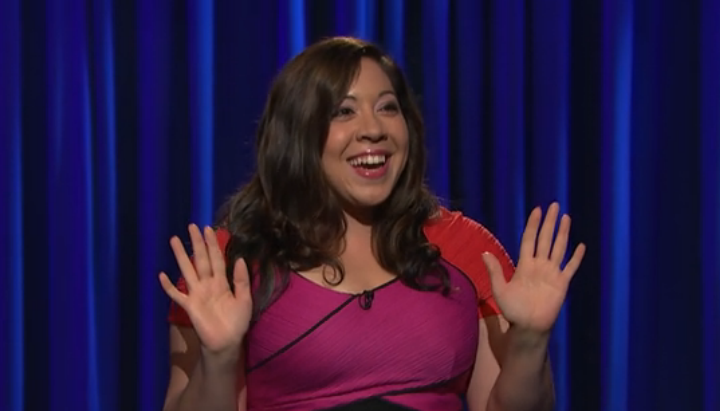 Gina Brillon on Late Night with Seth Meyers
