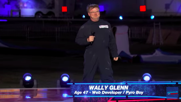 Wally Glenn auditions as Pyro Boy for America’s Got Talent 2015