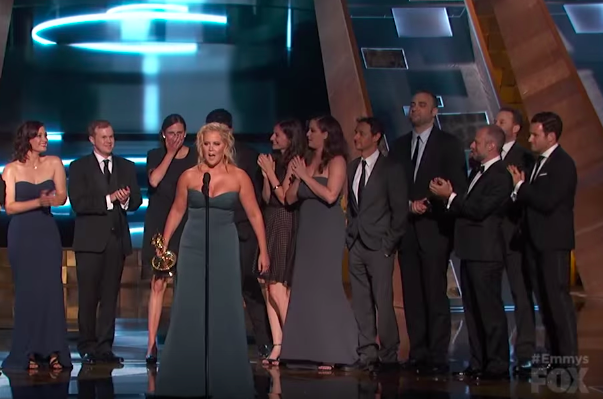 Inside Amy Schumer wins first Emmy Award for Outstanding Variety Sketch TV Series
