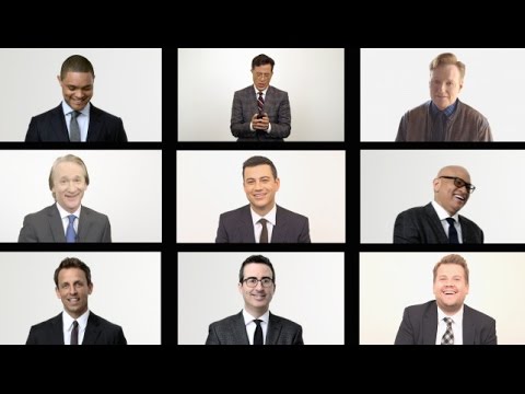 Late-night TV’s male hosts of 2015 impersonate one another