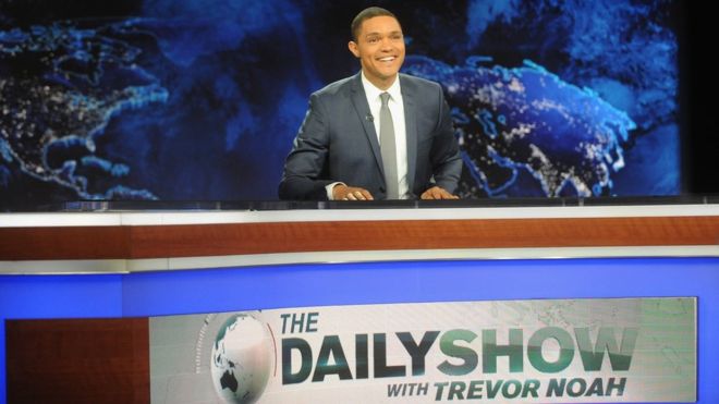 Trevor Noah’s debut as host of The Daily Show on Comedy Central