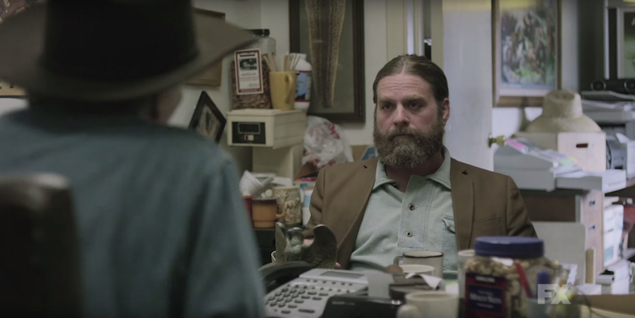 See how Zach Galifianakis got his clown name in FX’s “Baskets”