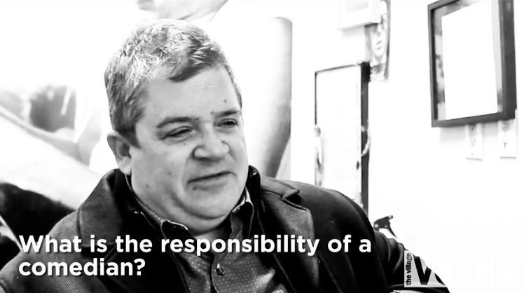 Patton Oswalt on how essential comedy is for society in 2015