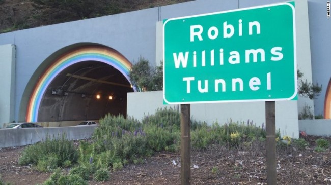 California renames Highway 101 tunnel for the late Robin Williams