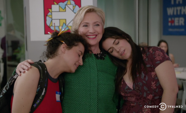 Here’s Hillary Clinton’s appearance on Broad City with Abbi and Ilana