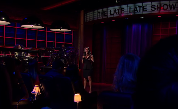 Rachel Feinstein’s network late-night TV debut on The Late Late Show with James Corden