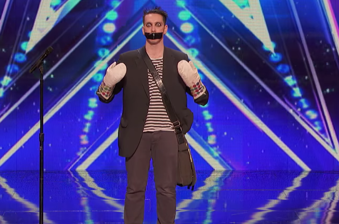 Tape Face auditions for America’s Got Talent 2016
