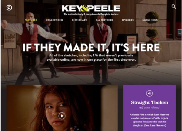 Comedy Central revamps Key & Peele site for all of your #tbt needs