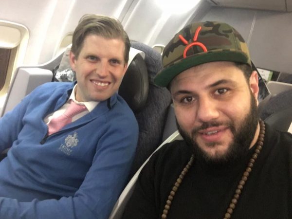 Comedian Mo Amer’s TransAtlantic flight with Eric Trump
