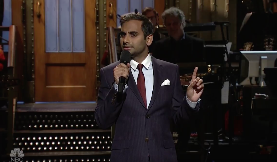 Aziz Ansari’s Saturday Night Live monologue