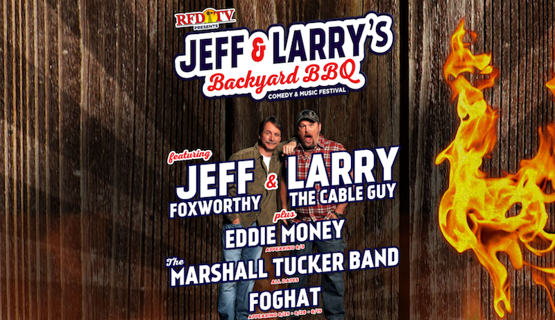 Jeff Foxworthy and Larry the Cable Guy putting on a summer Backyard BBQ festival tour