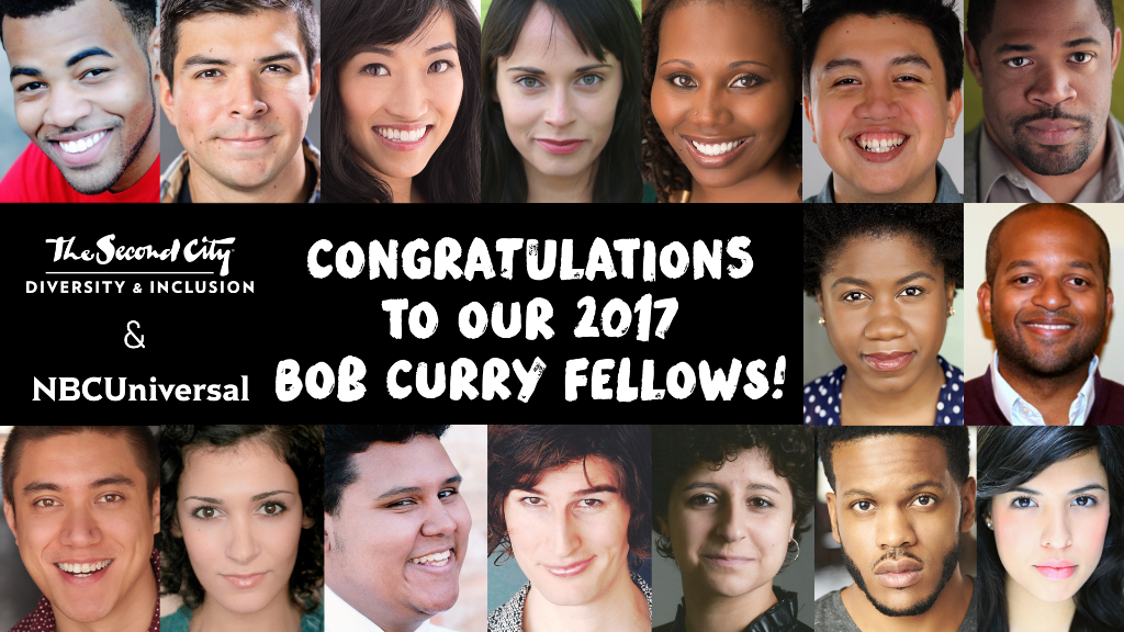 The Second City announces 2017 recipients of its annual Bob Curry Fellowship via NBCUniversal