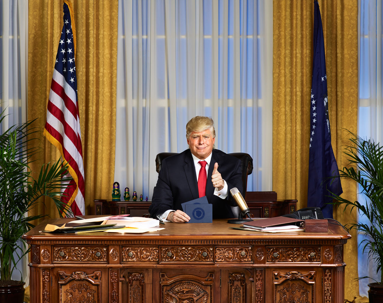Anthony Atamanuik gets his own late-night showcase on Comedy Central in “The President Show”