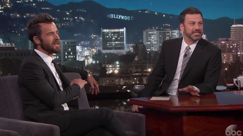 Justin Theroux and Jimmy Kimmel will stage a live reading of a classic sitcom on ABC